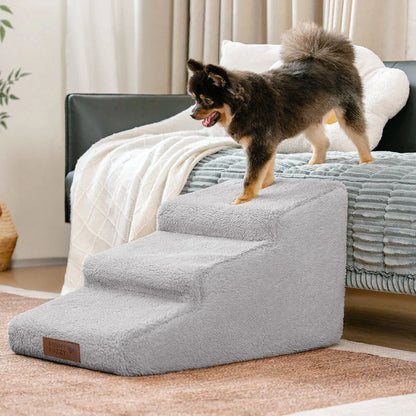 Kletterhilfe für den Zugang zum Bett und zur Couch Gelenkschutz weiche Hundrampe Treppe - haustierfreundliches Schlafzimmer