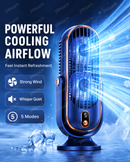 🥳PROMOÇÃO DE 2026🥳💞Mais de 50 mil unidades vendidas!💨🌙 50% de desconto! Ventilador de mesa portátil – 5 velocidades, ultrassilencioso, brisa suave. Perfeito para o quarto ou para o escritório. Mantém-te fresco sem ruído! 😴✨