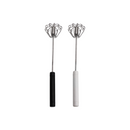 🍳 Um prático auxiliar de cozinha! Batedor manual com cabo antiderrapante, em aço inoxidável e resistente, a um preço acessível!