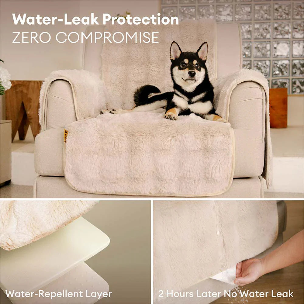 Wasserabweisender flauschiger Relax-Sofabezüge & Bürostuhl-Schutz