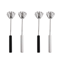 🍳 Um prático auxiliar de cozinha! Batedor manual com cabo antiderrapante, em aço inoxidável e resistente, a um preço acessível!