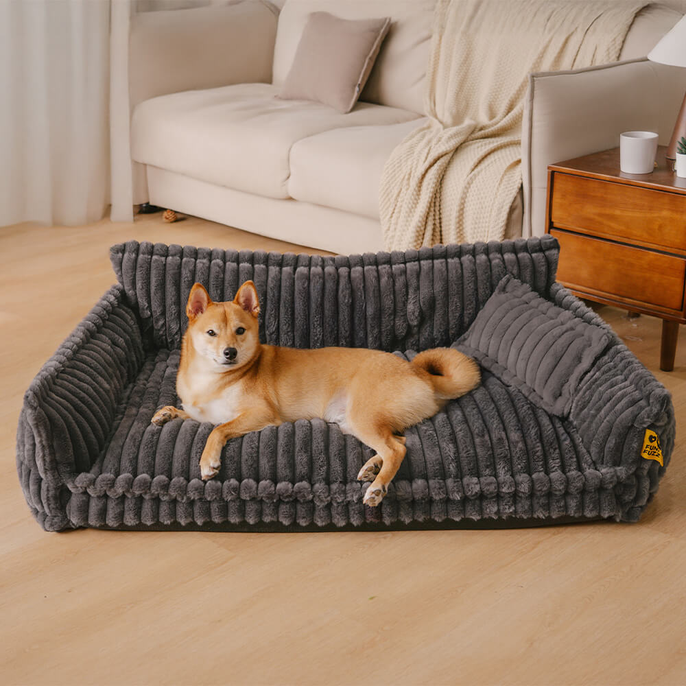 Großes waschbares flauschiges orthopädisches weiches Hundekissen Hundesofa-Bett - Home Office