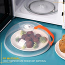 🧼 Durable Microwave Splash Guard Lid — BPA-Free, Large Size Design, Easy to Use! 🧼