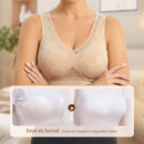 【✨1 + 1 grátis – 2 unidades】Sutiã sem aro com renda para mulher, com excelente sustentação
