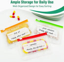 🏆 Last Day Special Price £9.99 ! 💊A8 Waterproof Pill Pouch Set – 7 to 14 Days of Meds & Vitamins💧Waterproof & Crush-Resistant Shell