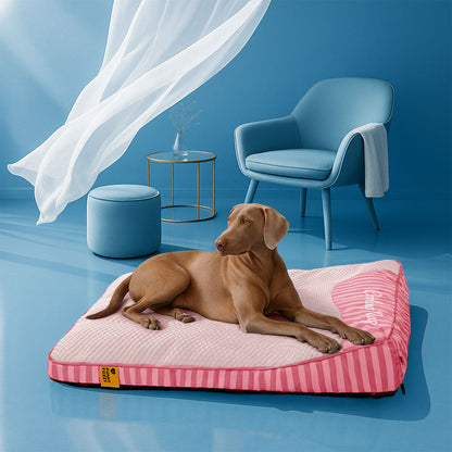 Extra großes kühlendes waschbares rechteckiges orthopädisches Hundebett - Home Office