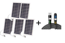 Painel solar flexível de 2 W e 5 V