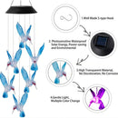 🦋 Dê um toque especial ao seu jardim✨Sinos de vento solares com desenhos criativos de pássaros