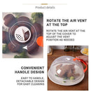 🧼 Durable Microwave Splash Guard Lid — BPA-Free, Large Size Design, Easy to Use! 🧼