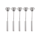 🍳 Um prático auxiliar de cozinha! Batedor manual com cabo antiderrapante, em aço inoxidável e resistente, a um preço acessível!