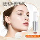 🎉[PRODUTO OFICIAL] 🎉Stick de Cobertura V com Pincel Removível - Stick de Base Coreano para Cuidados da Pele que Muda de Cor com Cápsulas de Colagénio (12.7 g)