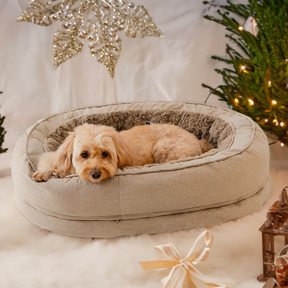 Donut Orthopädisches Hundebett - Haustierfreundliches Schlafzimmer