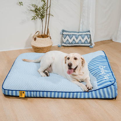 Extra großes kühlendes waschbares rechteckiges orthopädisches Hundebett - haustierfreundliches Schlafzimmer
