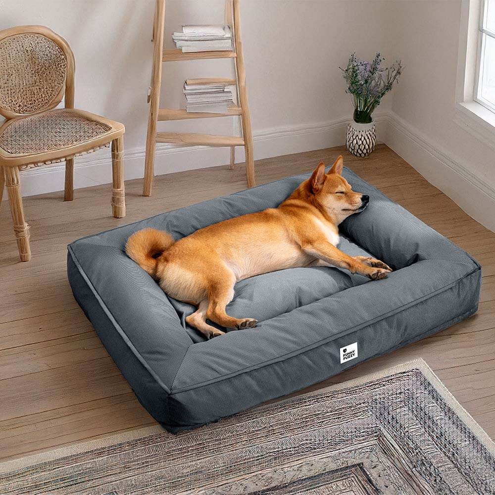 Vollständig orthopädische Umgebungsunterstützung wasserdichtes großes Hundebett für die Hundebox