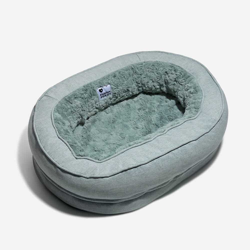 Donut Orthopädisches Hundebett - Haustierfreundliches Schlafzimmer
