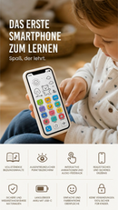 📱 50 % DE DESCONTO – Smartphone educativo para crianças | De grande valor pedagógico, não cansa a vista e é ideal para aprender ✨👶