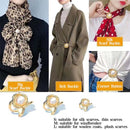 ✨ Fivela elegante francesa para casaco e cachecol – Elegância na ponta dos dedos!
