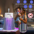 🦟Lâmpada portátil USB recarregável para capturar mosquitos e moscas, para uso no interior e no exterior