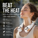 🥳PROMOÇÃO DE 2026🥳💨 50% DE DESCONTO!🍃 Ventilador de pescoço com ar condicionado – Ultra-silencioso, rotação de 360°, 3 velocidades. Refresco sem usar as mãos, bateria de longa duração. Imprescindível para o verão! 😎🌬️