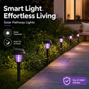 ☀️Luz solar com mata-mosquitos ✨ – Lâmpada de jardim para fixar no solo, mata-insetos UV e luz solar para caminhos🦟🚫