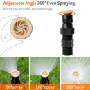 🏡COMPRE 1 E GANHE 1 GRÁTIS✨Sistema de rega automática com rotação de 360°, aspersor para jardim e relvado, pátio