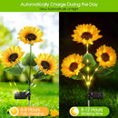 🌻 LIMITED-TIME 50% OFF! ✨ Sunflower Solar Lights – Auto On/Off, 14H Glow, IP65 Waterproof ☀️