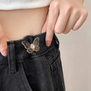 🌸🦋 COMPRE 1 E GANHE 1 GRÁTIS 🎁💜 Fivela removível em forma de borboleta para ajustar a cintura – sem necessidade de ferramentas, ajuste regulável para calças de ganga, saias e vestidos, cria uma silhueta em forma de ampulheta ✨👗💃