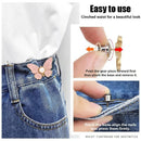 🌸🦋 COMPRE 1 E GANHE 1 GRÁTIS 🎁💜 Fivela removível em forma de borboleta para ajustar a cintura – sem necessidade de ferramentas, ajuste regulável para calças de ganga, saias e vestidos, cria uma silhueta em forma de ampulheta ✨👗💃