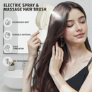🥳 PROMOÇÃO DE 2026 🥳💞 Mais de 50 mil unidades vendidas! 💆‍♀️🔘 50% de desconto! Escova de cabelo elétrica com spray e massagem – Desembaraça suavemente e proporciona uma névoa nutritiva. Cerdas macias, limpeza com um único botão. ✨
