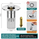 🎁💥LAST DAY SALE 50% OFF!!🔥Stainless Steel Floor Drain Filter