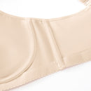 Sutiã elegante transparente de cobertura total para tamanhos grandes