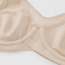 Sutiã elegante transparente de cobertura total para tamanhos grandes