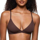 💥Mais de 80 mil unidades vendidas💞Bralette triangular sem aros com suporte em gel para mulher
