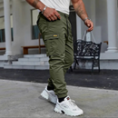 ⏳🔥50% DE DESCONTO POR TEMPO LIMITADO! 👖 Calças cargo casuais para homem – Elegantes, confortáveis e ajustáveis ✨