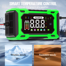 Carregador inteligente para baterias de automóvel de 12 V e 6 A com função de reparação por impulsos