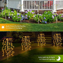 🎁Novidades de 2026 com 50% de desconto💥Luzes solares de jardim para decoração exterior – 100 LEDs, à prova de água IP55, instalação fácil 🌙
