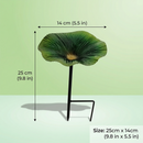 Alimentador de pássaros colorido em forma de suporte para flores