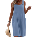 🌸 Preço especial por tempo limitado: 15,99 £ ✨ Macacão sem mangas e de perna larga para as brisas de verão