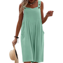 🌸 Preço especial por tempo limitado: 15,99 £ ✨ Macacão sem mangas e de perna larga para as brisas de verão