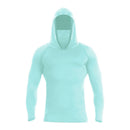 Camisola com capuz leve de secagem rápida e proteção UV para homem