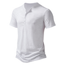 Men's Casual Slim Fit Button Placket Tee