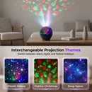 Luz noturna com projetor LED Galaxy USB