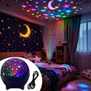 Luz noturna com projetor LED Galaxy USB