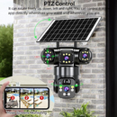 ⏳Promoção por tempo limitado⏰Câmara de segurança Wi-Fi para exterior de 6K e 9 MP | 3 lentes, PTZ de 360° | Resistente à água (IP66), visão noturna a cores, áudio bidirecional, deteção de movimento