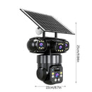 ⏳Promoção por tempo limitado⏰Câmara de segurança Wi-Fi para exterior de 6K e 9 MP | 3 lentes, PTZ de 360° | Resistente à água (IP66), visão noturna a cores, áudio bidirecional, deteção de movimento