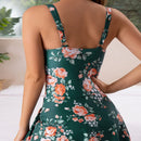 👙Promoção de último dia: 50% de desconto💃Fato de banho de uma peça para mulher, com efeito modelador e laço