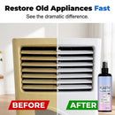 🧴 Spray multiusos para remover o amarelecimento do plástico – De amarelado a branco brilhante em segundos! ✨💪 Sem esfregar, sem substituir – basta pulverizar, esperar e recuperar. 🛠️🟡