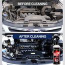Produto de limpeza para o motor exterior do carro