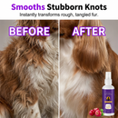 Spray para desembaraçar o pelo de cães e gatos