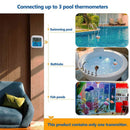 Termómetro digital sem fios para piscina, flutuante e de fácil leitura